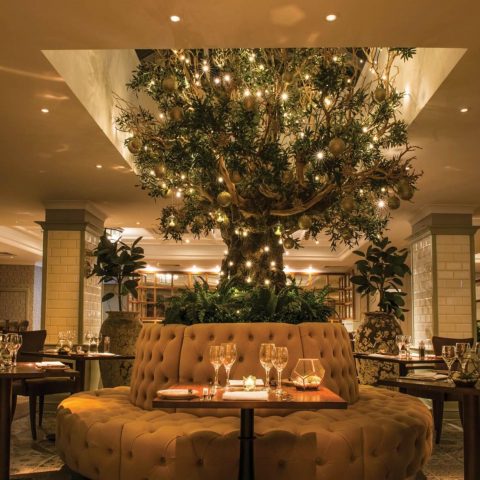 1877 Restaurant and Bar in the evening